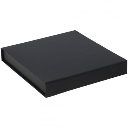 Коробка Senzo, черная купить с нанесением логотипа оптом на заказ в интернет-магазине Санкт-Петербург