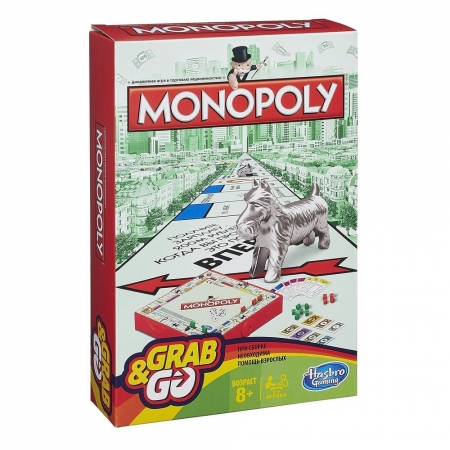 Игра настольная «Монополия», дорожная версия купить с нанесением логотипа оптом на заказ в интернет-магазине Санкт-Петербург