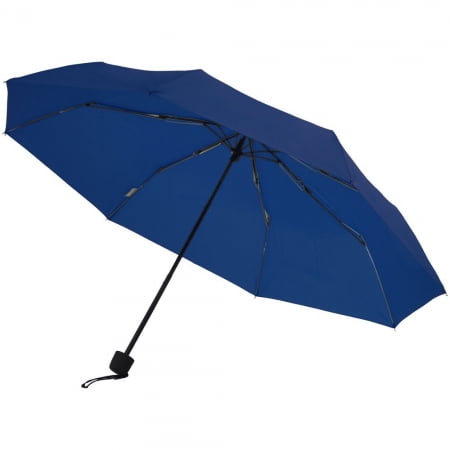 Зонт складной Hit Mini, темно-синий купить с нанесением логотипа оптом на заказ в интернет-магазине Санкт-Петербург