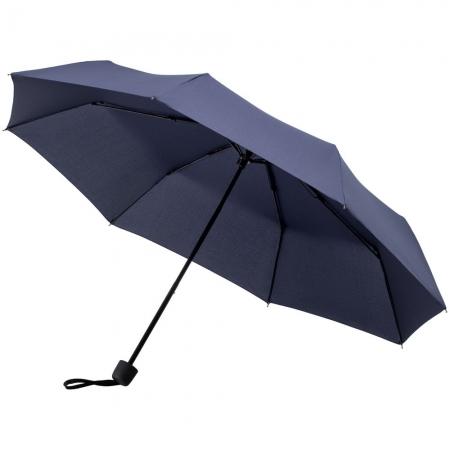 Зонт складной Hit Mini ver.2, темно-синий купить с нанесением логотипа оптом на заказ в интернет-магазине Санкт-Петербург