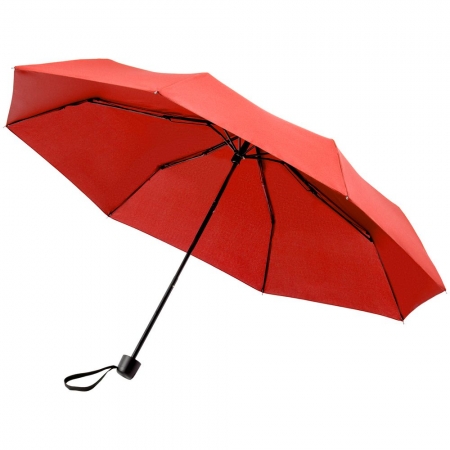 Зонт складной Hit Mini ver.2, красный купить с нанесением логотипа оптом на заказ в интернет-магазине Санкт-Петербург