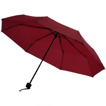 Зонт складной Hit Mini, бордовый купить с нанесением логотипа оптом на заказ в интернет-магазине Санкт-Петербург