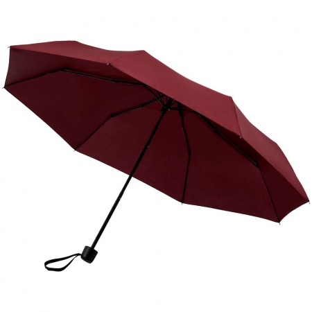 Зонт складной Hit Mini ver.2, бордовый купить с нанесением логотипа оптом на заказ в интернет-магазине Санкт-Петербург