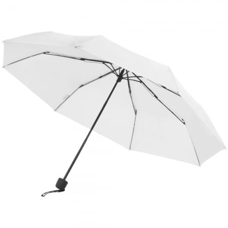 Зонт складной Hit Mini, белый купить с нанесением логотипа оптом на заказ в интернет-магазине Санкт-Петербург