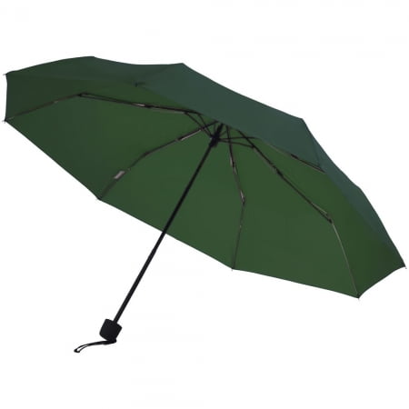 Зонт складной Hit Mini, зеленый купить с нанесением логотипа оптом на заказ в интернет-магазине Санкт-Петербург