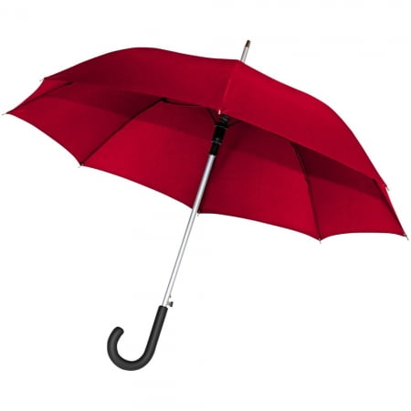 Зонт-трость Alu AC, красный купить с нанесением логотипа оптом на заказ в интернет-магазине Санкт-Петербург