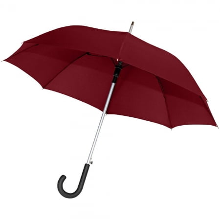 Зонт-трость Alu AC, бордовый купить с нанесением логотипа оптом на заказ в интернет-магазине Санкт-Петербург