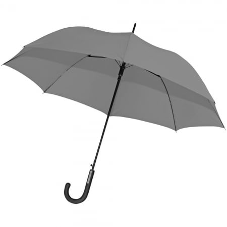 Зонт-трость Glasgow, серый купить с нанесением логотипа оптом на заказ в интернет-магазине Санкт-Петербург