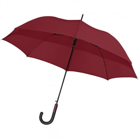 Зонт-трость Glasgow, бордовый купить с нанесением логотипа оптом на заказ в интернет-магазине Санкт-Петербург