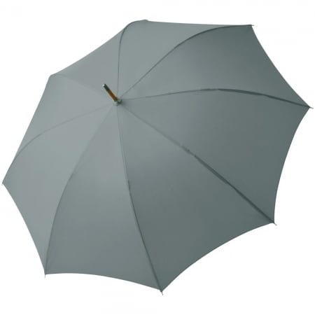 Зонт-трость Oslo AC, серый купить с нанесением логотипа оптом на заказ в интернет-магазине Санкт-Петербург