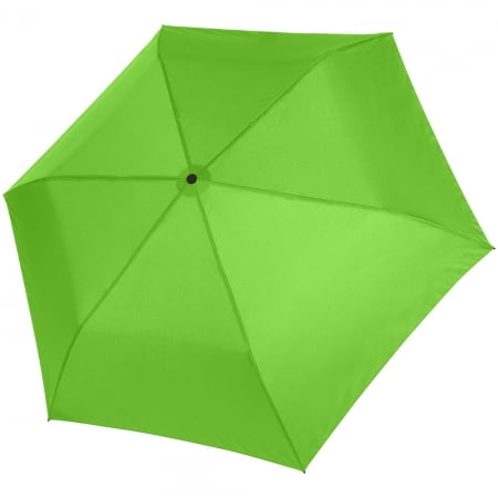 Зонт складной Zero 99, зеленый купить с нанесением логотипа оптом на заказ в интернет-магазине Санкт-Петербург