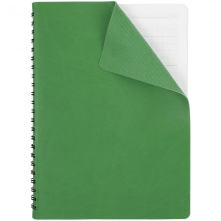 Ежедневник Twill, недатированный, зеленый купить с нанесением логотипа оптом на заказ в интернет-магазине Санкт-Петербург