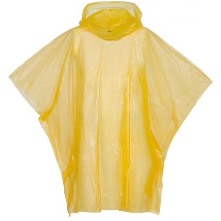 Дождевик-пончо RainProof, желтый купить с нанесением логотипа оптом на заказ в интернет-магазине Санкт-Петербург