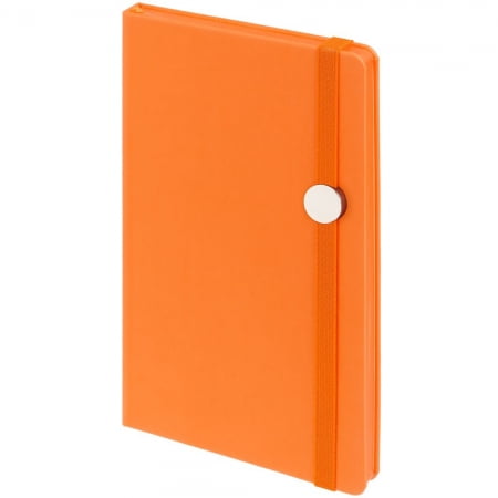 Блокнот Shall Round, оранжевый купить с нанесением логотипа оптом на заказ в интернет-магазине Санкт-Петербург