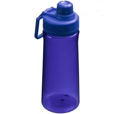 Бутылка для воды Drink Me, синяя купить с нанесением логотипа оптом на заказ в интернет-магазине Санкт-Петербург