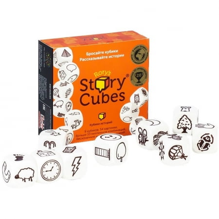 Игра «Кубики историй. Original» купить с нанесением логотипа оптом на заказ в интернет-магазине Санкт-Петербург