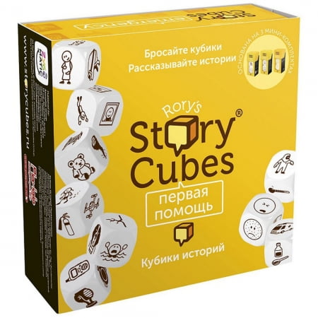 Игра «Кубики историй. Первая помощь» купить с нанесением логотипа оптом на заказ в интернет-магазине Санкт-Петербург