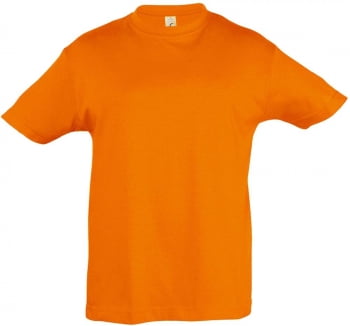Футболка детская REGENT KIDS 150, оранжевая купить с нанесением логотипа оптом на заказ в интернет-магазине Санкт-Петербург