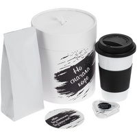 Набор «Но сначала кофе», белый купить с нанесением логотипа оптом на заказ в интернет-магазине Санкт-Петербург