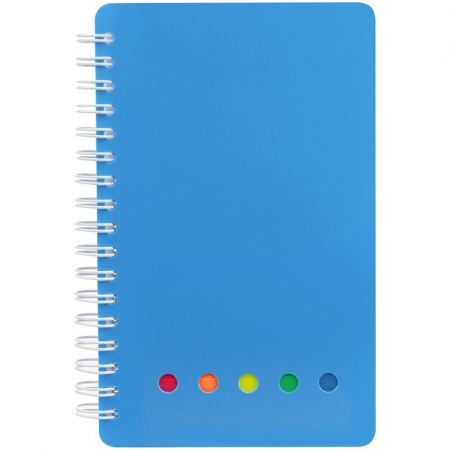 Блокнот Stick, голубой купить с нанесением логотипа оптом на заказ в интернет-магазине Санкт-Петербург