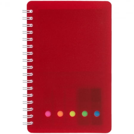 Блокнот Stick, красный купить с нанесением логотипа оптом на заказ в интернет-магазине Санкт-Петербург