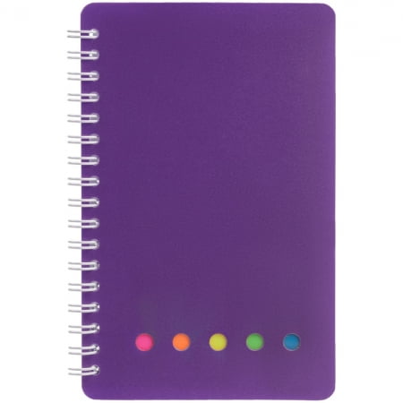 Блокнот Stick, фиолетовый купить с нанесением логотипа оптом на заказ в интернет-магазине Санкт-Петербург