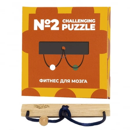 Головоломка Challenging Puzzle Wood, модель 2 купить с нанесением логотипа оптом на заказ в интернет-магазине Санкт-Петербург