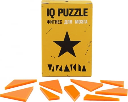 Головоломка IQ Puzzle, звезда купить с нанесением логотипа оптом на заказ в интернет-магазине Санкт-Петербург