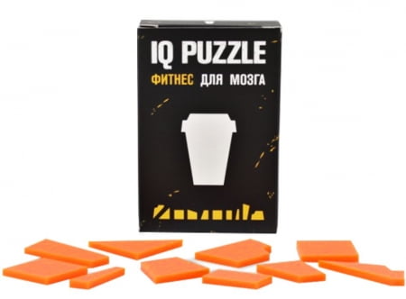 Головоломка IQ Puzzle, кофейный стаканчик купить с нанесением логотипа оптом на заказ в интернет-магазине Санкт-Петербург