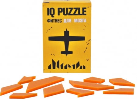 Головоломка IQ Puzzle, самолет купить с нанесением логотипа оптом на заказ в интернет-магазине Санкт-Петербург