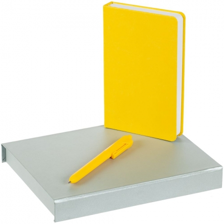 Набор Bright Idea, желтый купить с нанесением логотипа оптом на заказ в интернет-магазине Санкт-Петербург