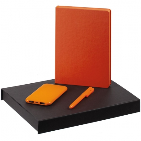 Набор Office Fuel, оранжевый купить с нанесением логотипа оптом на заказ в интернет-магазине Санкт-Петербург