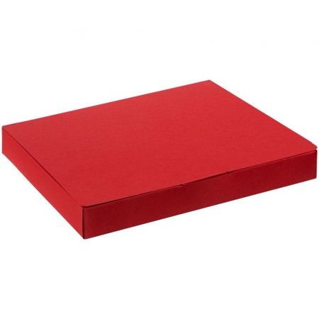 Коробка самосборная Flacky Slim, красная купить с нанесением логотипа оптом на заказ в интернет-магазине Санкт-Петербург