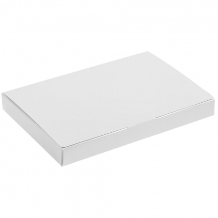 Коробка самосборная Flacky Slim, белая купить с нанесением логотипа оптом на заказ в интернет-магазине Санкт-Петербург
