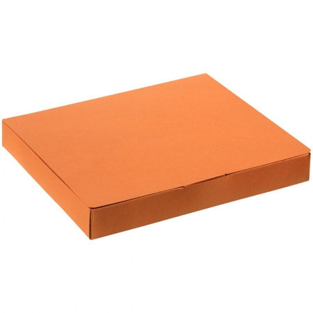 Коробка самосборная Flacky, оранжевая купить с нанесением логотипа оптом на заказ в интернет-магазине Санкт-Петербург