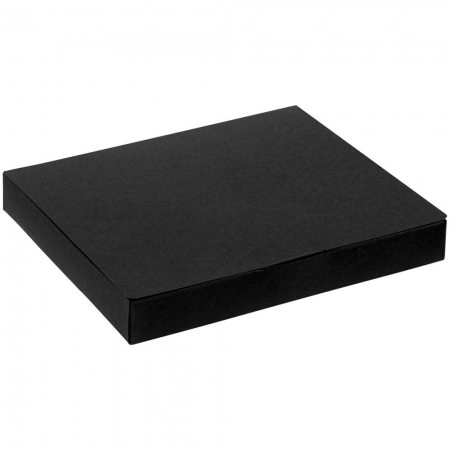Коробка самосборная Flacky, черная купить с нанесением логотипа оптом на заказ в интернет-магазине Санкт-Петербург