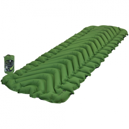 Надувной коврик Static V Recon, зеленый купить с нанесением логотипа оптом на заказ в интернет-магазине Санкт-Петербург