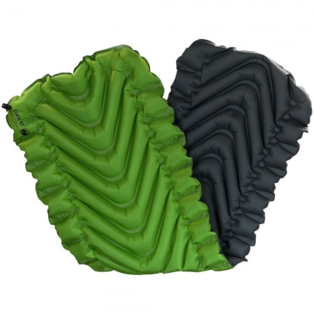Надувной коврик Static V2, зеленый купить с нанесением логотипа оптом на заказ в интернет-магазине Санкт-Петербург