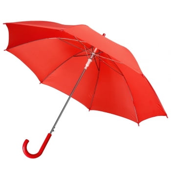 Зонт-трость Unit Promo, красный купить с нанесением логотипа оптом на заказ в интернет-магазине Санкт-Петербург