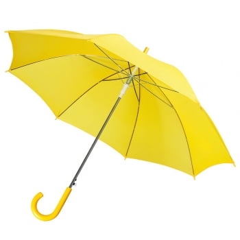 Зонт-трость Unit Promo, желтый купить с нанесением логотипа оптом на заказ в интернет-магазине Санкт-Петербург