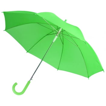 Зонт-трость Unit Promo, зеленое яблоко купить с нанесением логотипа оптом на заказ в интернет-магазине Санкт-Петербург