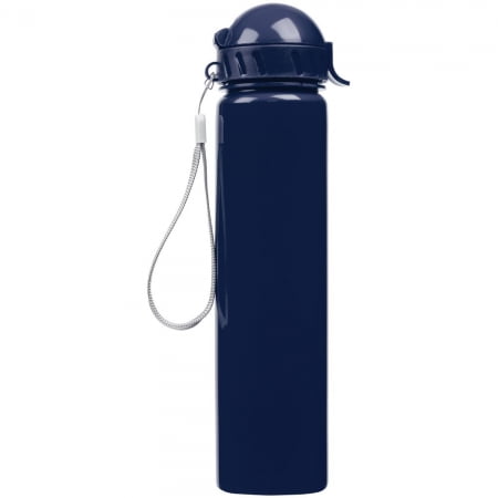 Бутылка для воды Barley, синяя купить с нанесением логотипа оптом на заказ в интернет-магазине Санкт-Петербург