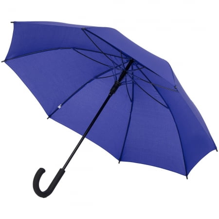 Зонт-трость с цветными спицами Bespoke, синий купить с нанесением логотипа оптом на заказ в интернет-магазине Санкт-Петербург