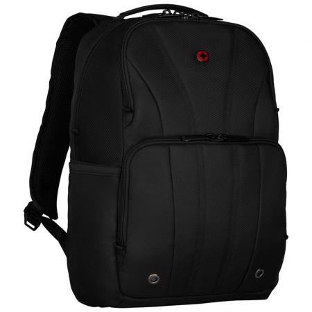 Рюкзак для ноутбука BC Mark, черный купить с нанесением логотипа оптом на заказ в интернет-магазине Санкт-Петербург