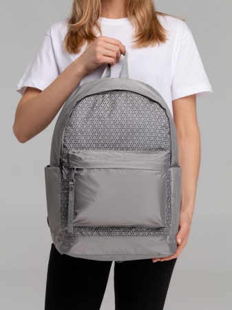 Рюкзак Triangel, серый купить с нанесением логотипа оптом на заказ в интернет-магазине Санкт-Петербург