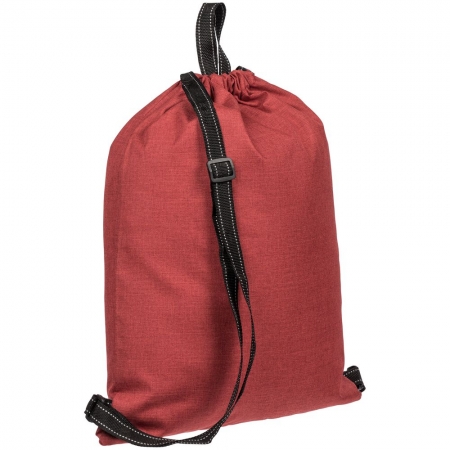 Рюкзак-мешок Melango, красный купить с нанесением логотипа оптом на заказ в интернет-магазине Санкт-Петербург