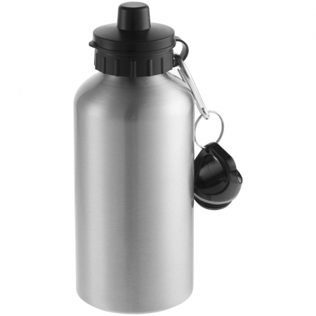 Бутылка для воды Re-Source Sublime, серебристая купить с нанесением логотипа оптом на заказ в интернет-магазине Санкт-Петербург