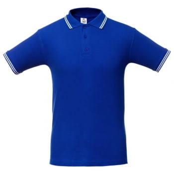 Рубашка поло Virma Stripes, ярко-синяя купить с нанесением логотипа оптом на заказ в интернет-магазине Санкт-Петербург