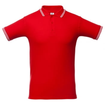 Рубашка поло Virma Stripes, красная купить с нанесением логотипа оптом на заказ в интернет-магазине Санкт-Петербург