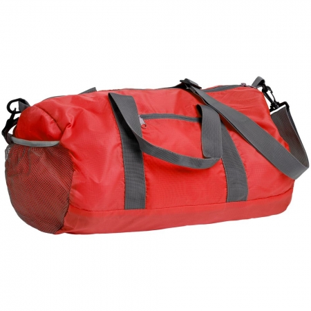 Складная спортивная сумка Josie, красная купить с нанесением логотипа оптом на заказ в интернет-магазине Санкт-Петербург